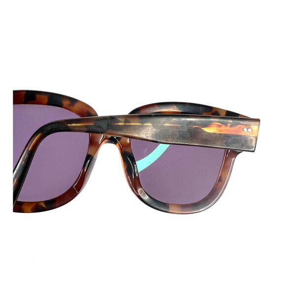 Ace & Tate Harper On the Rocks Round Tortoise Shell Sunglasses 54 21 145 - Picture 12 of 16